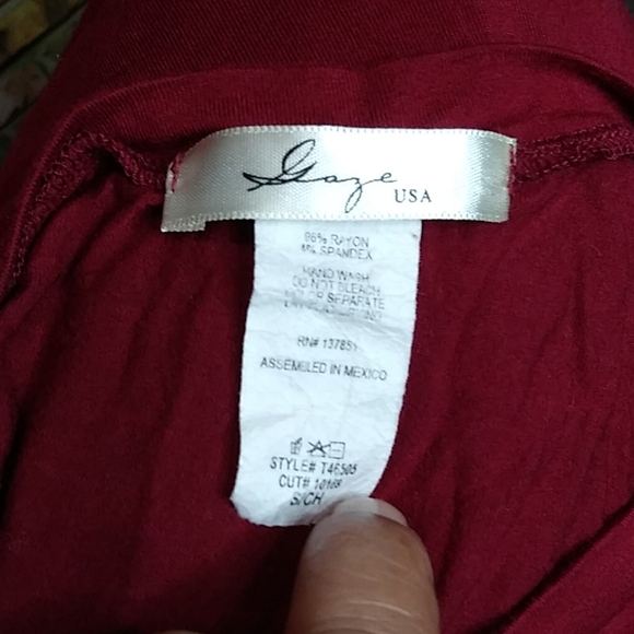 Gaze Twist Crop Top Sz M - Picture 4 of 4